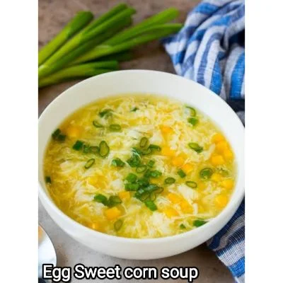 Egg Sweet Corn Soup