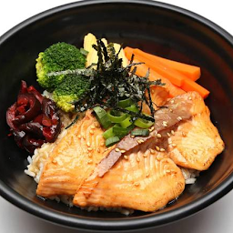 Salmon Teriyaki Donburi