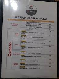 Atrangi Flames menu 6