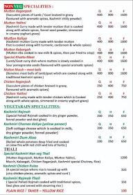 Dastarkhan Flavours Of Kashmir menu 1