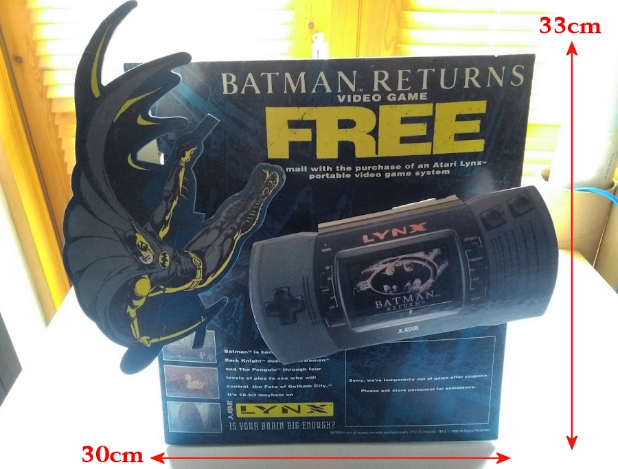 Atari Lynx Batman Returns promotional displays | Atari Gamer