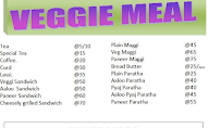 Veggie Meal menu 2