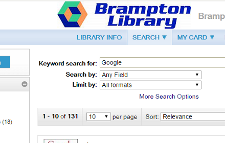 Brampton Library Catalogue Promo Image