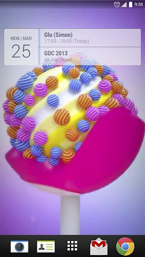 Lollipop 3D Creation LiveWallp