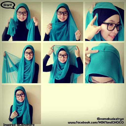 Tutorial Hijab Pashmina