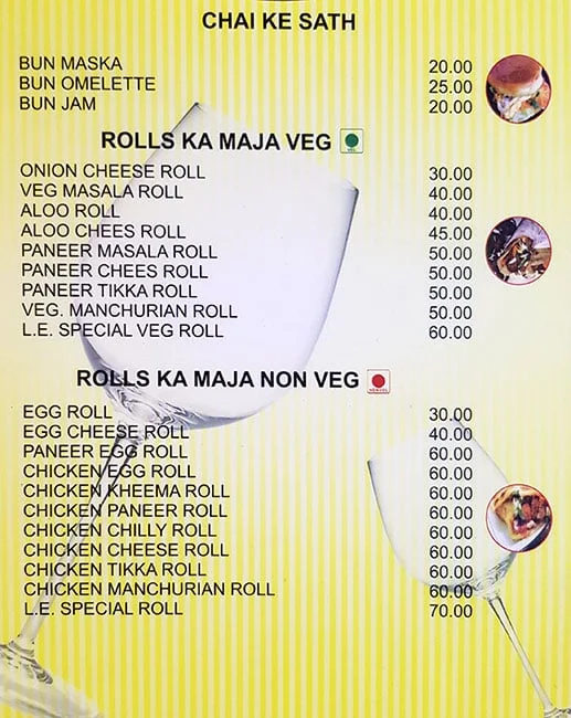 Let's Eat Shawarmas and Rolls menu 