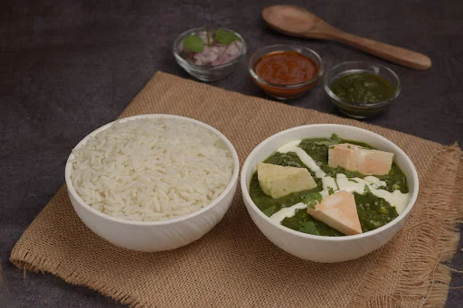 Palak Paneer Chawal Bowl