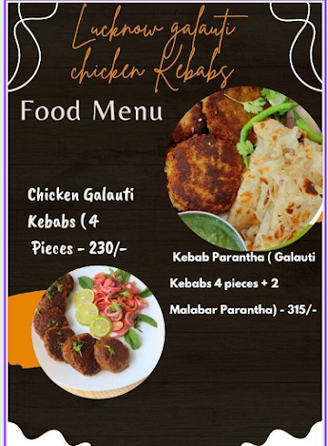 Lucknow Chicken Galauti Kebabs menu 