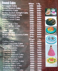 Ab Bakery menu 1