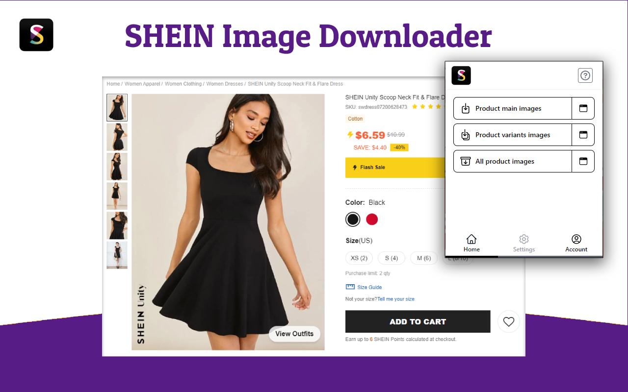 Shein image downloader