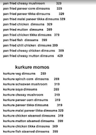 Momo's Mania menu 2