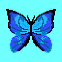 Butterfly Cyan