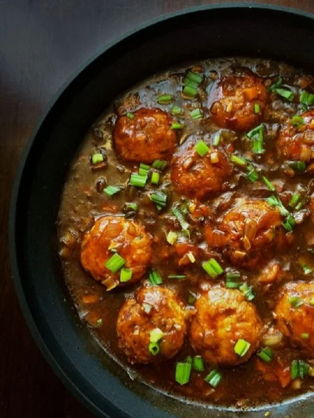 Cheese Manchurian (Gravy)