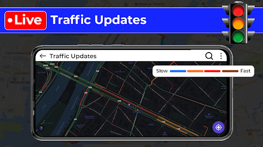 Screenshot GPS Maps, Live Satellite View