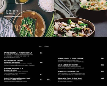 Namaste Asia - Pan Asian Fusion menu 