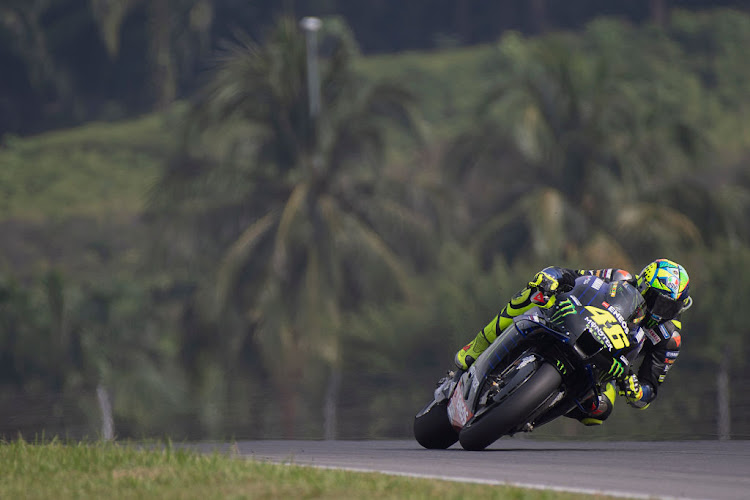 Valentino Rossi of Italy and Monster Energy Yamaha MotoGP heads down a straight during the MotoGP pre-season tests at Sepang Circuit on February 9 2020 in Kuala Lumpur, Malaysia.