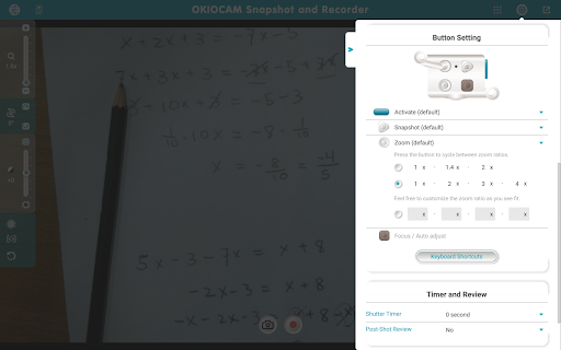 OKIOCAM Snapshot and Recorder