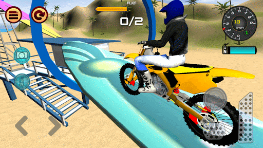 Screenshot Motocross Beach Jumping 2