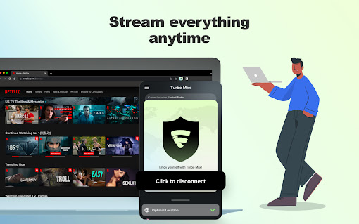 Turbo Max VPN - Fast VPN For Chrome