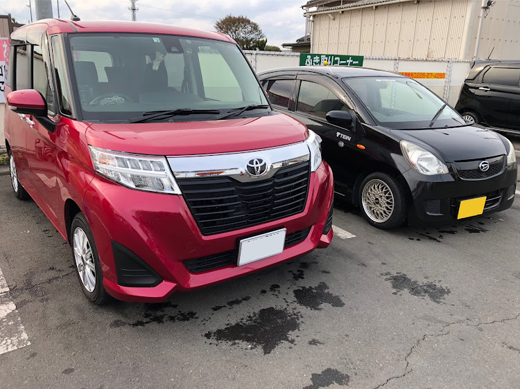 ルーミーの洗車・休日ドライブ・ミラと一緒に・納車1年に関するカスタム事例の投稿画像1枚目