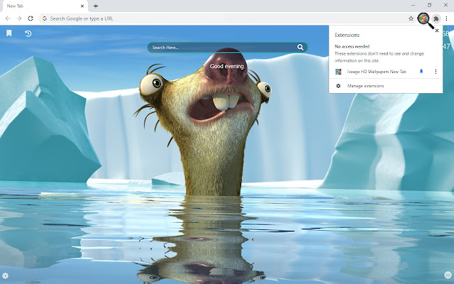 Iceage Backgrounds New Tab