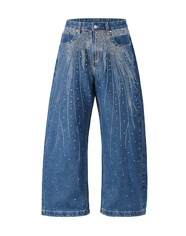 Pantalon large ample style Européen - 0