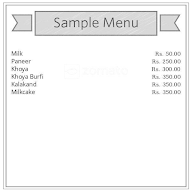 Laxmi Dairy menu 1