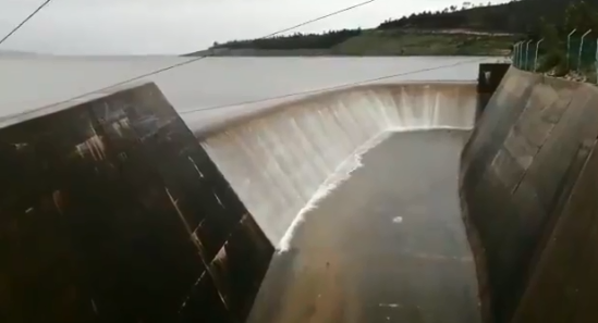The Theewaterskloof Dam in the Western Cape is overflowing for the first time in six years.