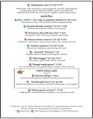 Anjum - Fairmont Jaipur menu 1