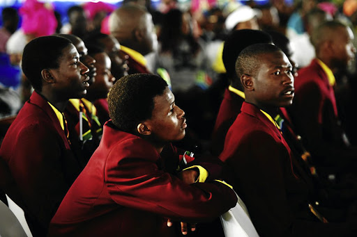 President Cyril Ramaphosa delivers the keynote address during National Youth Day at the Polokwane Cricket Club. His message is lost on SA's youth. /Siyabulela Duda