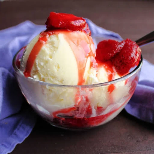 Vanilla Strawberry Crush Ice Cream 150ML