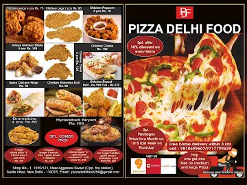 Pizza Delhi Food menu 