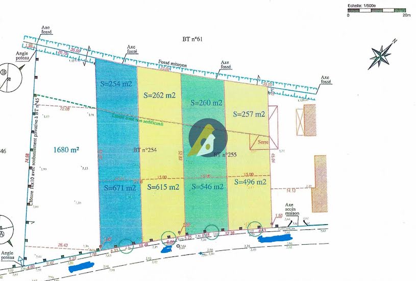  Vente Terrain à bâtir - 753m² à Saint-Jean-de-Monts (85160) 