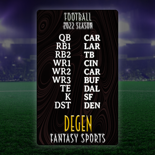 Degen Fantasy Sports FB 2022 #195