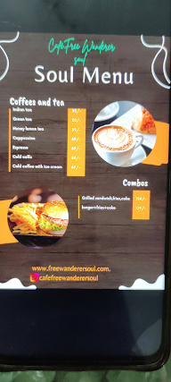 Cafe Free Wanderer Soul menu 2