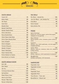 Kamath's Govindashram menu 7