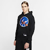 jordan x fragment black fleece image pullover hoodie