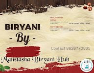 Mantasha Biryani Hub menu 1