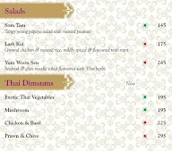 Thai Baan menu 2