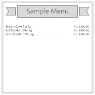 Mumbai Cake House menu 1