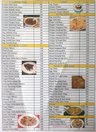 New Mayur menu 1