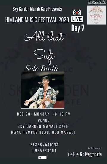 Sky Garden Manali Cafe menu 