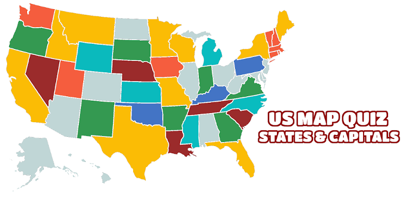 US Map Quiz - 50 States Quiz - US States Quiz