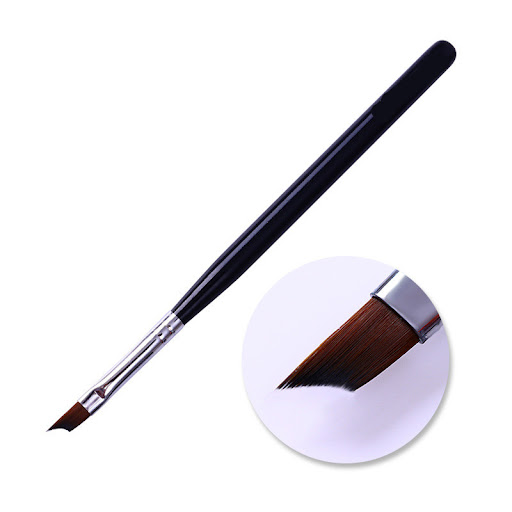 Title 6, Black Nail Pen for French Manicure, Oblique Str...