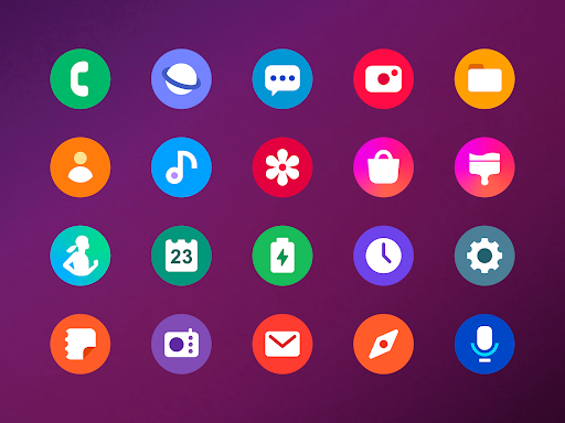 Screenshot OneNeo 4 - Icon Pack (Round)