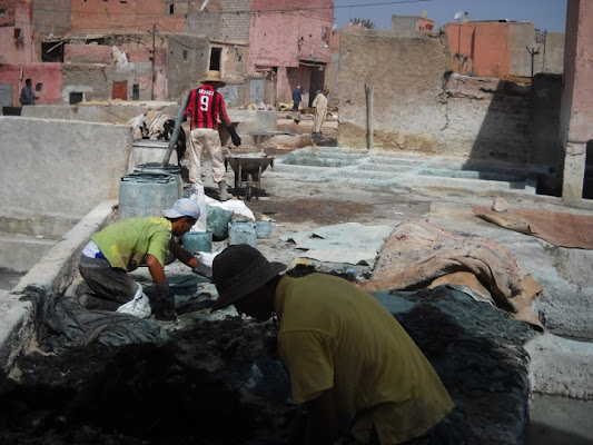 Conceria di Marrakech, lavoratori di Eug70