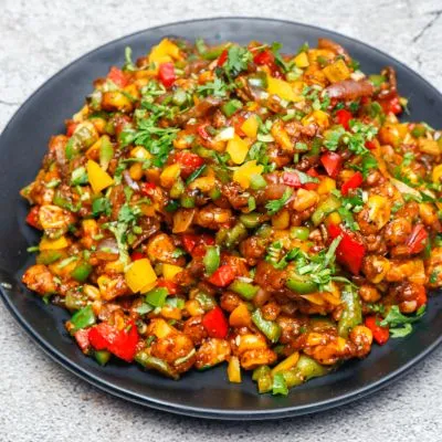 Crispy Corn With Bell Pepper Style