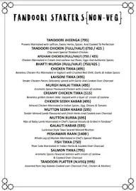 Masala Project menu 2