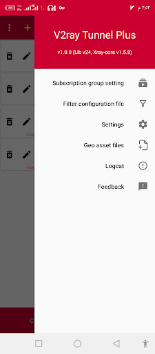 Screenshot V2ray Tunnel Plus