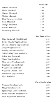 Night Mode Sandwich & Juice Shop menu 1